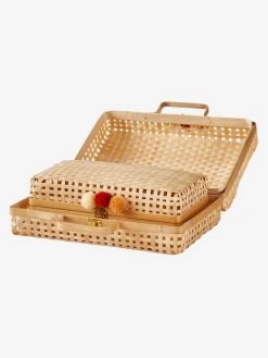 Lot De 2 Valisettes En Bambou Beige - Vertbaudet -Vertbaudet Boutique lot de 2 valisettes en bambou 2