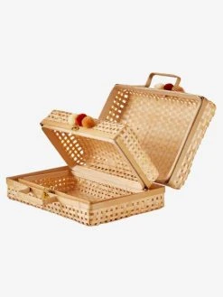 Lot De 2 Valisettes En Bambou Beige - Vertbaudet -Vertbaudet Boutique lot de 2 valisettes en bambou 3