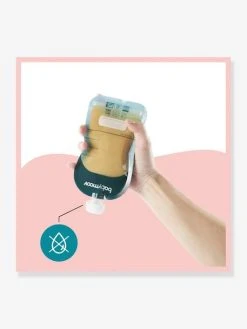 Lot De 20 Gourdes Réutilisables BABYMOOV Bleu - Babymoov -Vertbaudet Boutique lot de 20 gourdes reutilisables babymoov 4