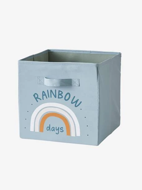 Lot De 3 Bacs De Rangement En Tissu MINI ZOO Bleu Grisé - Vertbaudet 4 Lot De 3 Bacs De Rangement En Tissu MINI ZOO Bleu Grisé - Vertbaudet – Image 2