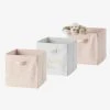 Lot De 3 Bacs De Rangement Lovely Rose Poudré Imprimé - Vertbaudet 2 Lot De 3 Bacs De Rangement Lovely Rose Poudré Imprimé - Vertbaudet -Vertbaudet Boutique lot de 3 bacs de rangement lovely