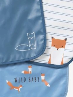 Lot De 3 Bavoirs Plastifiés Bleu - Vertbaudet 12 Lot De 3 Bavoirs Plastifiés Bleu - Vertbaudet -Vertbaudet Boutique lot de 3 bavoirs plastifies 4