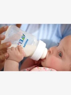 Lot De 3 Biberons 330 Ml Philips AVENT Anti-colic Transparent - Philips Avent -Vertbaudet Boutique lot de 3 biberons 330 ml philips avent anti colic 5