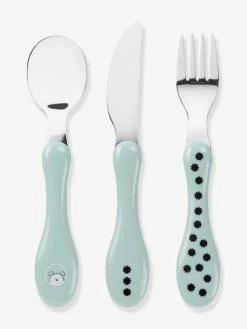 Lot De 3 Couverts 2e âge LÄSSIG Little Mateys Royal Blue - Lassig -Vertbaudet Boutique lot de 3 couverts 2e age lassig 3