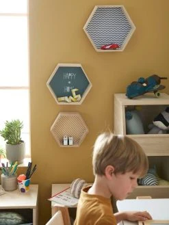 Lot De 3 étagères Hexagones Enfant Bois/multicolore - Vertbaudet 11 Lot De 3 étagères Hexagones Enfant Bois/multicolore - Vertbaudet -Vertbaudet Boutique lot de 3 etageres hexagones enfant 3