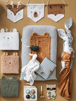 Lot De 3 Fanions Animaux GREEN FOREST Blanc - Vertbaudet -Vertbaudet Boutique lot de 3 fanions animaux green forest 2