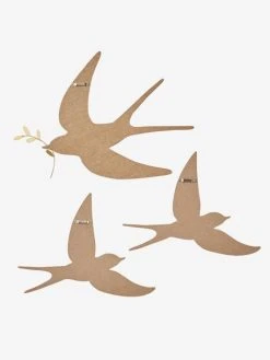 Lot De 3 Hirondelles Murales Rose Clair Uni - Vertbaudet -Vertbaudet Boutique lot de 3 hirondelles murales 2