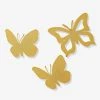 Lot De 3 Papillons En Laiton Dore - Vertbaudet -Vertbaudet Boutique lot de 3 papillons en laiton