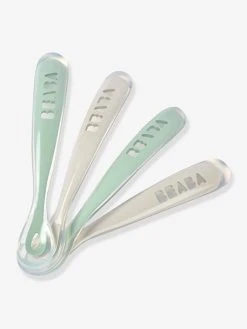 Lot De 4 Cuillères 1er âge BEABA Soft Sans BPA Bleu/gris/ocre - Beaba 11 Lot De 4 Cuillères 1er âge BEABA Soft Sans BPA Bleu/gris/ocre - Beaba -Vertbaudet Boutique lot de 4 cuilleres 1er age beaba soft sans bpa 4