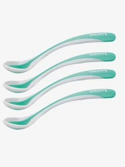 Lot De 4 Cuillères Bébé Thermosensibles NUBY Aléatoire - Nuby -Vertbaudet Boutique lot de 4 cuilleres bebe thermosensibles nuby 5
