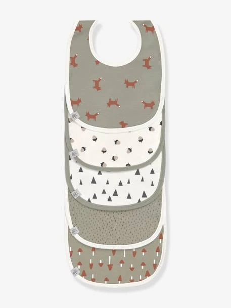 Lot De 5 Bavoirs Bébé LÄSSIG En Coton Biologique Lot De 5 Little Forest Renard - Lassig 8 Lot De 5 Bavoirs Bébé LÄSSIG En Coton Biologique Lot De 5 Little Forest Renard - Lassig – Image 6