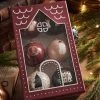 Lot De 6 Boules De Noël Ho ! Ho ! Ho ! Bordeaux - Vertbaudet -Vertbaudet Boutique lot de 6 boules de noel ho ho ho