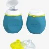 Lot De Gourdes Pour Compotes BEABA Babysqueez' 2 En 1 + Squeez'portion Blue - Beaba -Vertbaudet Boutique lot de gourdes pour compotes beaba babysqueez 2 en 1 squeezportion