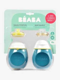 Lot De Gourdes Pour Compotes BEABA Babysqueez' 2 En 1 + Squeez'portion Blue - Beaba 10 Lot De Gourdes Pour Compotes BEABA Babysqueez' 2 En 1 + Squeez'portion Blue - Beaba -Vertbaudet Boutique lot de gourdes pour compotes beaba babysqueez 2 en 1 squeezportion 2