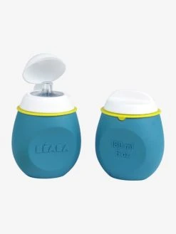 Lot De Gourdes Pour Compotes BEABA Babysqueez' 2 En 1 + Squeez'portion Blue - Beaba 12 Lot De Gourdes Pour Compotes BEABA Babysqueez' 2 En 1 + Squeez'portion Blue - Beaba -Vertbaudet Boutique lot de gourdes pour compotes beaba babysqueez 2 en 1 squeezportion 4