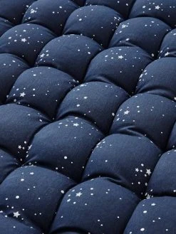 Matelas De Sol Avec Pompons Bleu Foncé - Vertbaudet -Vertbaudet Boutique matelas de sol avec pompons 4