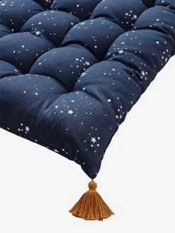 Matelas De Sol Avec Pompons Bleu Foncé - Vertbaudet -Vertbaudet Boutique matelas de sol avec pompons 5