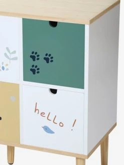 Meuble 6 Bacs Jungle Blanc - Vertbaudet -Vertbaudet Boutique meuble 6 bacs jungle 5