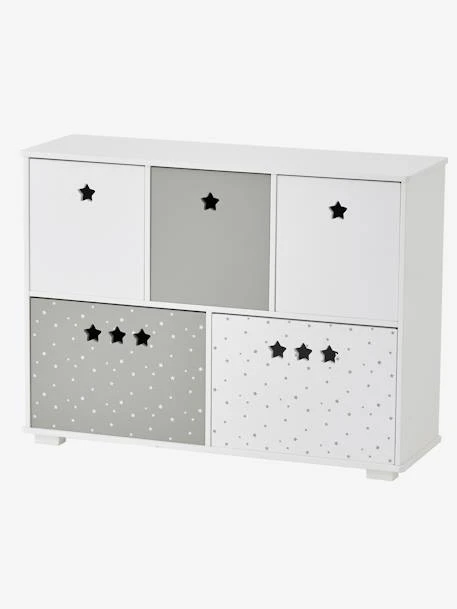 Meuble De Rangement 5 Bacs LIGNE SIRIUS Blanc/gris - Vertbaudet 3 Meuble De Rangement 5 Bacs LIGNE SIRIUS Blanc/gris - Vertbaudet