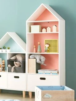 Meuble De Rangement "maison" 5 Cases Blanc - Vertbaudet -Vertbaudet Boutique meuble de rangement maison 5 cases 5