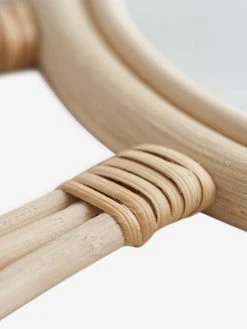 Miroir En Rotin à Pompons Sunshine Naturel - Vertbaudet -Vertbaudet Boutique miroir en rotin a pompons sunshine 3