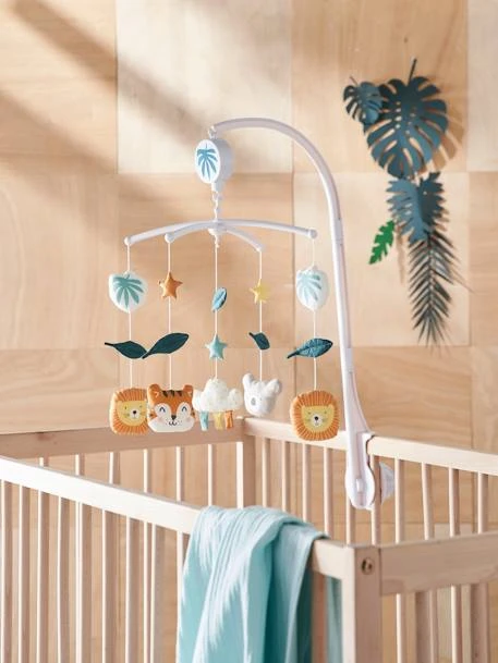 Mobile Musical Jungle En Fête Vert - Vertbaudet 3 Mobile Musical Jungle En Fête Vert - Vertbaudet