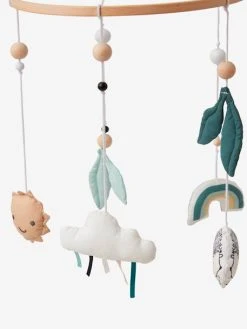 Mobile Musical LOVELY NATURE Avec Jouets En Coton Bio* Vert - Vertbaudet -Vertbaudet Boutique mobile musical lovely nature avec jouets en coton bio 2