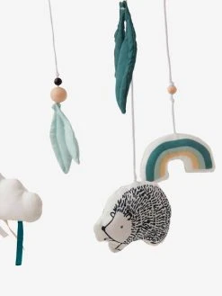Mobile Musical LOVELY NATURE Avec Jouets En Coton Bio* Vert - Vertbaudet -Vertbaudet Boutique mobile musical lovely nature avec jouets en coton bio 3