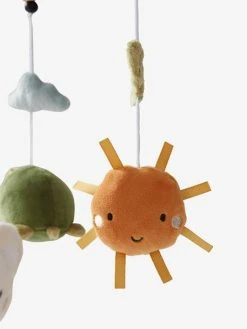 Mobile Musical MINI ZOO Beige / Multicolore - Vertbaudet -Vertbaudet Boutique mobile musical mini zoo 5