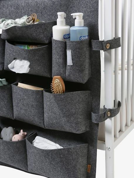 Organisateur à Suspendre Vertbaudet Pour Lit De Bébé Gris Chiné - Vertbaudet 8 Organisateur à Suspendre Vertbaudet Pour Lit De Bébé Gris Chiné - Vertbaudet – Image 6