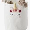 Panier De Rangement XL Licorne Ivoire - Vertbaudet -Vertbaudet Boutique panier de rangement xl licorne