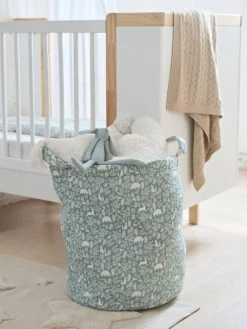 Panier En Gaze De Coton DANS LES BOIS Bleu Grisé - Vertbaudet 9 Panier En Gaze De Coton DANS LES BOIS Bleu Grisé - Vertbaudet -Vertbaudet Boutique panier en gaze de coton dans les bois 3