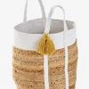 Panier En Jute Avec Fils Lurex Marguerite Blanc - Vertbaudet -Vertbaudet Boutique panier en jute avec fils lurex marguerite