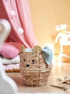 Panier Tressé En Osier Souris Marron - Vertbaudet -Vertbaudet Boutique panier tresse en osier souris 2