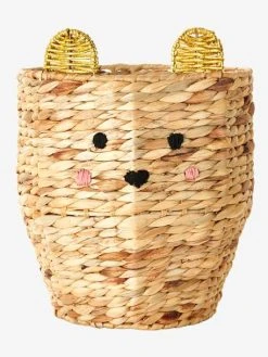 Panier Tressé En Osier Souris Marron - Vertbaudet