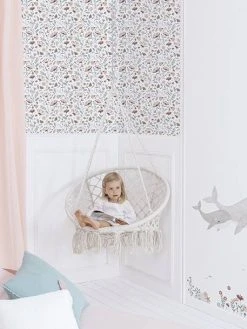 Papier Peint Intissé LILIPINSO - Ocean Flowers Multicolore - Lilipinso -Vertbaudet Boutique papier peint intisse lilipinso ocean flowers 2