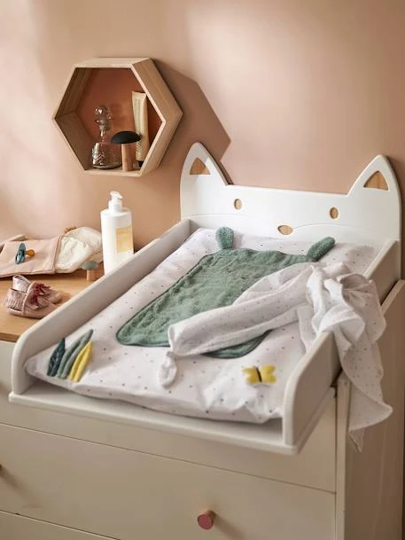 Plan à Langer 52 Cm RENARD Blanc - Vertbaudet 5 Plan à Langer 52 Cm RENARD Blanc - Vertbaudet – Image 3