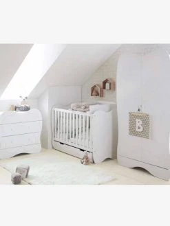 Plan à Langer Universel 52 Cm Pour Lits Bébé April Blanc - Vertbaudet -Vertbaudet Boutique plan a langer universel 52 cm pour lits bebe april 4