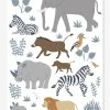 Planche De Stickers LILIPINSO - Big Five & Cie - Animaux Jungle Multicolore - Lilipinso -Vertbaudet Boutique planche de stickers lilipinso big five cie animaux jungle