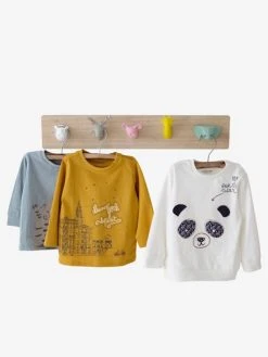 Porte-manteau Avec Patères Z'animo Bois/multicolore - Vertbaudet -Vertbaudet Boutique porte manteau avec pateres zanimo 3