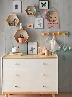 Porte-manteau Avec Patères Z'animo Bois/multicolore - Vertbaudet -Vertbaudet Boutique porte manteau avec pateres zanimo 4