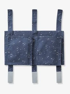 Rangement Multi Poches Spécial Lit En Hauteur Bleu Marine - Vertbaudet -Vertbaudet Boutique rangement multi poches special lit en hauteur 1