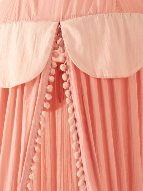 Rideau Ciel De Lit PRINCESSE NATURE Rose - Vertbaudet 5 Rideau Ciel De Lit PRINCESSE NATURE Rose - Vertbaudet – Image 3