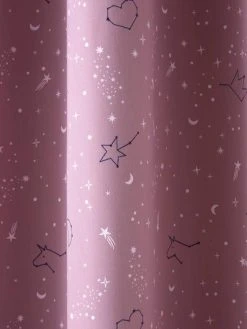 Rideau Occultant MISS CONSTELLATION Parme Foncé - Vertbaudet -Vertbaudet Boutique rideau occultant miss constellation 2