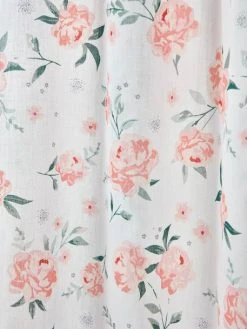 Rideau Voilage EAU DE ROSE écru / Rose - Vertbaudet -Vertbaudet Boutique rideau voilage eau de rose 3