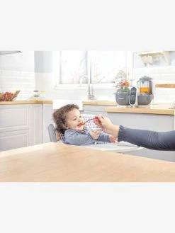 Robot Multifonction BABYMOOV Nutribaby+ Préparateur Culinaire Cuiseur Et Mixeur Industrial Grey - Babymoov -Vertbaudet Boutique robot multifonction babymoov nutribaby preparateur culinaire cuiseur et mixeur 3