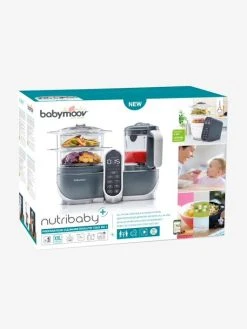 Robot Multifonction BABYMOOV Nutribaby+ Préparateur Culinaire Cuiseur Et Mixeur Industrial Grey - Babymoov -Vertbaudet Boutique robot multifonction babymoov nutribaby preparateur culinaire cuiseur et mixeur 5
