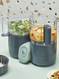 Robot Multifonction Préparateur Culinaire Cuiseur Et Mixeur BABYMOOV Nutribaby One Noir/gris - Babymoov