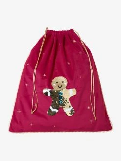 Sac à Jouet Pain D'épice Sequins Réversibles Rouge - Vertbaudet -Vertbaudet Boutique sac a jouet pain depice sequins reversibles 2