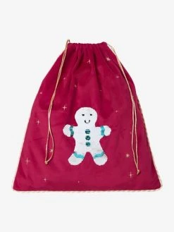 Sac à Jouet Pain D'épice Sequins Réversibles Rouge - Vertbaudet -Vertbaudet Boutique sac a jouet pain depice sequins reversibles 5